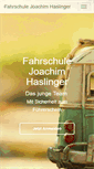 Mobile Screenshot of fahrschulehaslinger.de